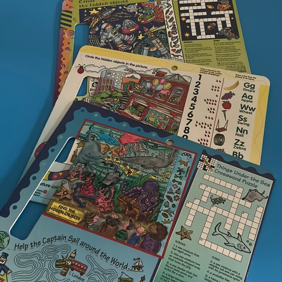 Bundle of 3 Double Sided Dry Erase - Games Learning Boards - Home School - Picture 9 of 11